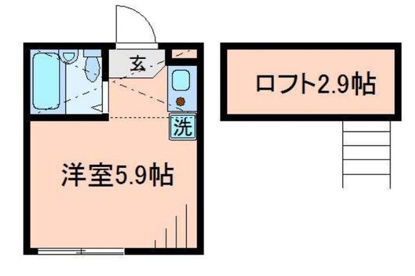 エルプレミア平井の物件間取画像